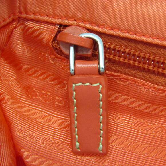 Prada VELA BR3851 Women's Nylon Handbag,Shoulder Bag Pink Orange - Picture 11 of 14